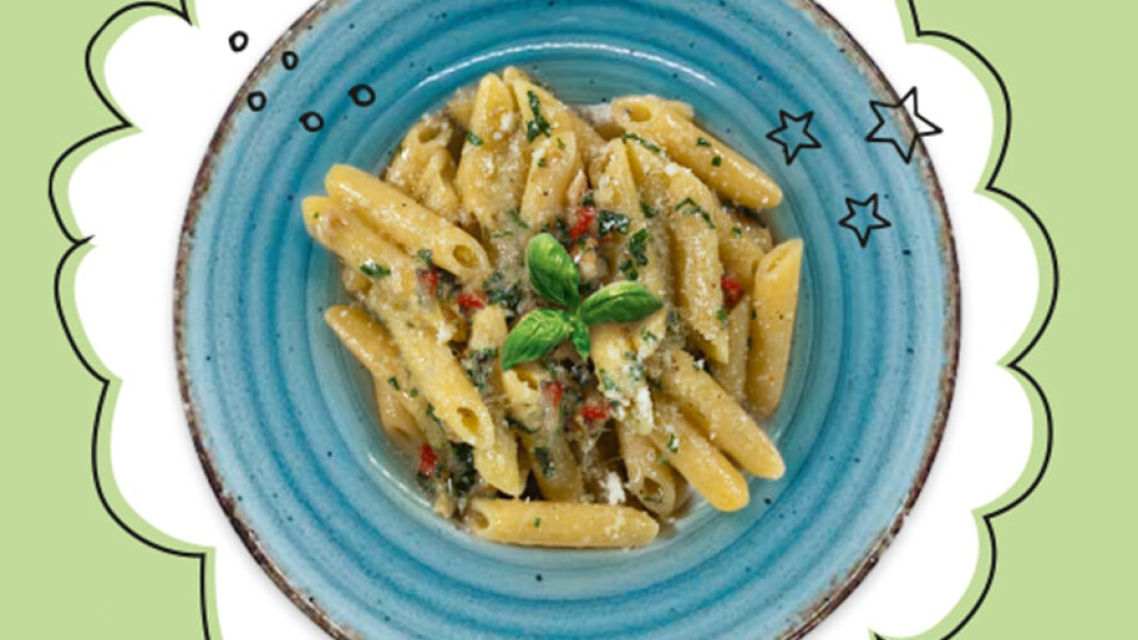 Penne al pesto di noci e erbe aromatiche - penne